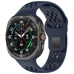 Dây đồng hồ silicone thoáng khí khóa ngược cho Samsung Galaxy Watch Ultra 47mm / Ultra 2025