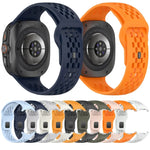 Dây đồng hồ silicone thoáng khí khóa ngược cho Samsung Galaxy Watch Ultra 47mm / Ultra 2025