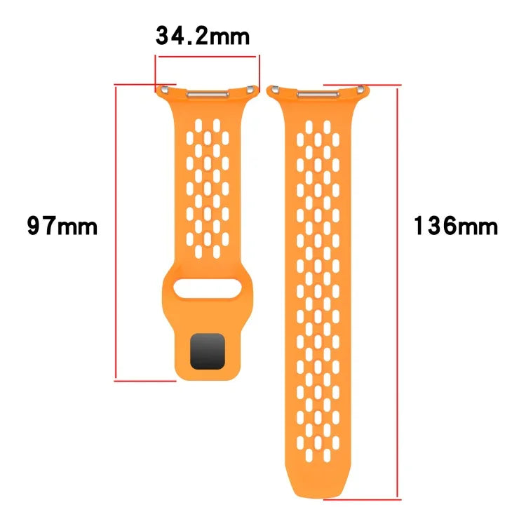 Dây đồng hồ silicone thoáng khí khóa ngược cho Samsung Galaxy Watch Ultra 47mm / Ultra 2025