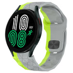 Dây đồng hồ silicone khóa ngược họa tiết bóng đá, cho Samsung Galaxy Watch 4 44mm, cho Samsung Galaxy Watch 4 40mm, cho Samsung Galaxy Watch 4 Classic 46mm, cho Samsung Galaxy Watch 4 Classic 42mm