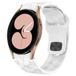 Dây đồng hồ silicone khóa ngược họa tiết bóng đá, cho Samsung Galaxy Watch 4 44mm, cho Samsung Galaxy Watch 4 40mm, cho Samsung Galaxy Watch 4 Classic 46mm, cho Samsung Galaxy Watch 4 Classic 42mm