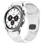 Dây đồng hồ silicone khóa ngược họa tiết bóng đá, cho Samsung Galaxy Watch 4 44mm, cho Samsung Galaxy Watch 4 40mm, cho Samsung Galaxy Watch 4 Classic 46mm, cho Samsung Galaxy Watch 4 Classic 42mm