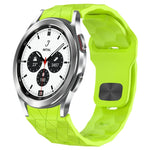 Dây đồng hồ silicone khóa ngược họa tiết bóng đá, cho Samsung Galaxy Watch 4 44mm, cho Samsung Galaxy Watch 4 40mm, cho Samsung Galaxy Watch 4 Classic 46mm, cho Samsung Galaxy Watch 4 Classic 42mm