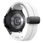 Dây đồng hồ silicone khóa gập từ tính màu đen Richard, dành cho Samsung Galaxy Watch 6 40 / 44mm, dành cho Samsung Galaxy Watch 5 Pro Golf Edition, dành cho Samsung Galaxy Watch 5 Golf Edition
