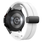 Dây đồng hồ silicone khóa gập nam châm Richard màu đen, cho Samsung Galaxy Watch 4 classic 42 / 46mm