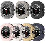 Vỏ bảo vệ đồng hồ PC rỗng nửa che phủ, cho Samsung Galaxy Watch Ultra 47mm / Ultra 2025, cho Samsung Galaxy Watch 7 44mm, cho Samsung Galaxy Watch 7 40mm