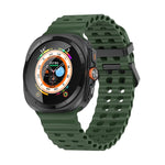Dây đồng hồ silicone lỗ đôi Ocean, cho Samsung Galaxy Watch Ultra 47mm / Ultra 2025