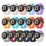 Dây đồng hồ silicone lỗ đôi Ocean, cho Samsung Galaxy Watch Ultra 47mm / Ultra 2025