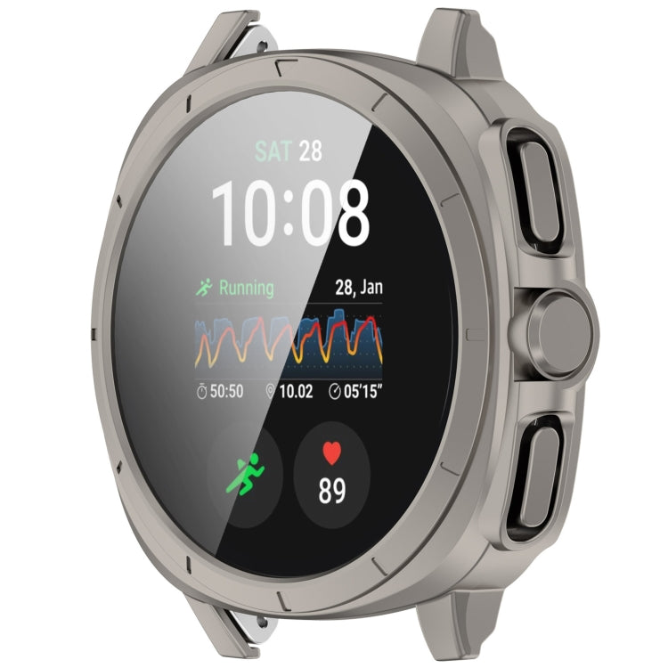 Ốp bảo vệ đồng hồ tích hợp kính cường lực PC + Tempered Film, dành cho Samsung Galaxy Watch 7 40mm