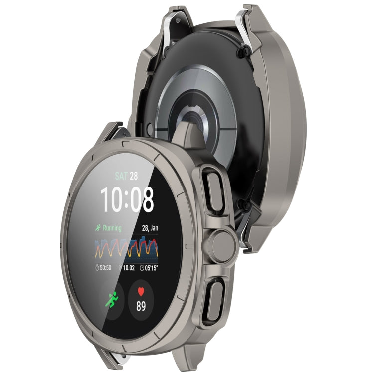 Ốp bảo vệ đồng hồ tích hợp kính cường lực PC + Tempered Film, dành cho Samsung Galaxy Watch 7 40mm