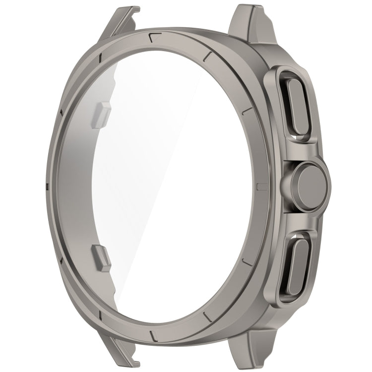 Ốp bảo vệ đồng hồ tích hợp kính cường lực PC + Tempered Film, dành cho Samsung Galaxy Watch 7 40mm