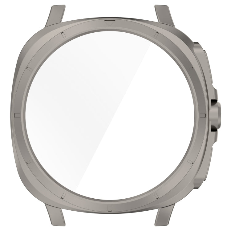 Ốp bảo vệ đồng hồ tích hợp kính cường lực PC + Tempered Film, dành cho Samsung Galaxy Watch 7 40mm