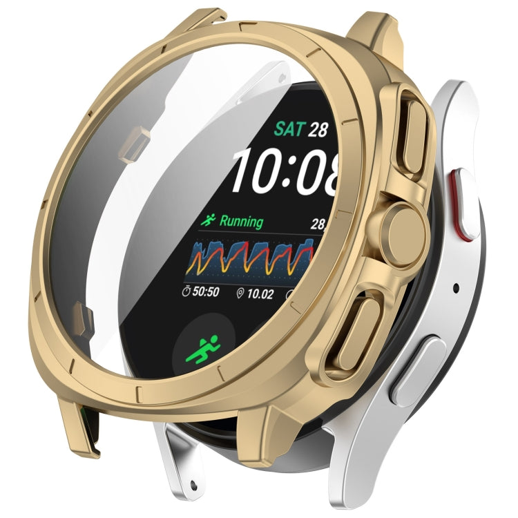 Ốp bảo vệ đồng hồ tích hợp kính cường lực PC + Tempered Film, dành cho Samsung Galaxy Watch 7 40mm