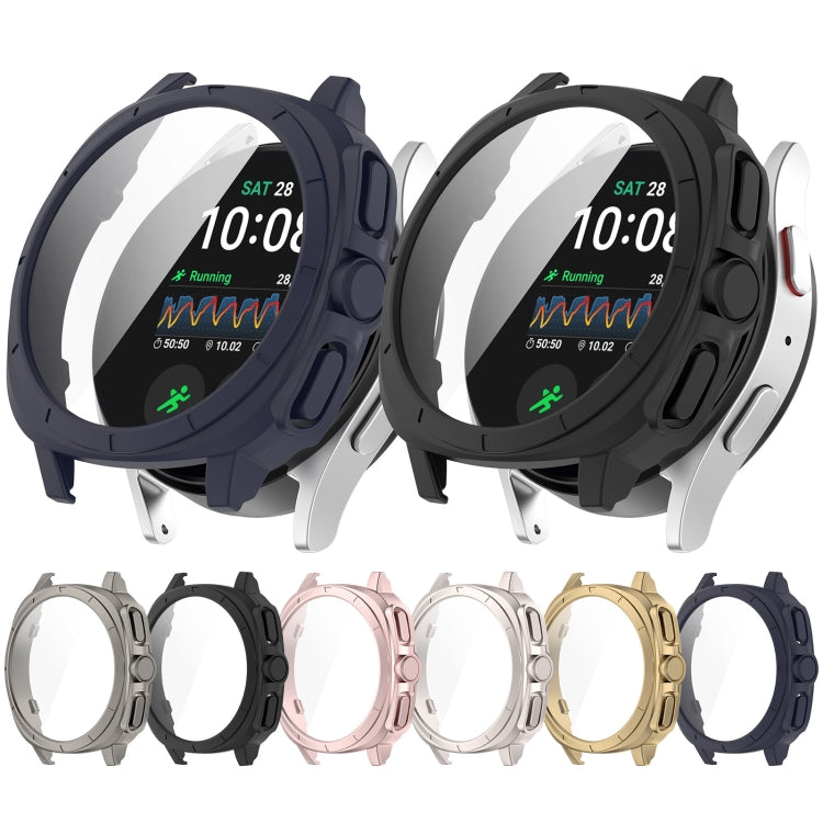 Ốp bảo vệ đồng hồ tích hợp kính cường lực PC + Tempered Film, dành cho Samsung Galaxy Watch 7 40mm