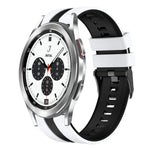 Dây đồng hồ silicone thể thao hai màu 20mm, Dành cho Samsung Galaxy Watch 4 Classic 42mm, Dành cho Samsung Galaxy Watch Active 2 44mm, Dành cho Samsung Galaxy Watch Active 2 40mm