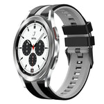 Dây đồng hồ silicone thể thao hai màu 20mm, Dành cho Samsung Galaxy Watch 4 Classic 42mm, Dành cho Samsung Galaxy Watch Active 2 44mm, Dành cho Samsung Galaxy Watch Active 2 40mm