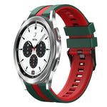 Dây đồng hồ silicone thể thao hai màu 20mm, Dành cho Samsung Galaxy Watch 4 Classic 42mm, Dành cho Samsung Galaxy Watch Active 2 44mm, Dành cho Samsung Galaxy Watch Active 2 40mm