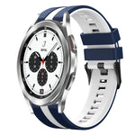 Dây đồng hồ silicone thể thao hai màu 20mm, Dành cho Samsung Galaxy Watch 4 Classic 42mm, Dành cho Samsung Galaxy Watch Active 2 44mm, Dành cho Samsung Galaxy Watch Active 2 40mm