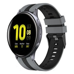Dây đồng hồ silicone thể thao hai màu 20mm, Dành cho Samsung Galaxy Watch 4 Classic 42mm, Dành cho Samsung Galaxy Watch Active 2 44mm, Dành cho Samsung Galaxy Watch Active 2 40mm