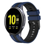 Dây đồng hồ silicone thể thao hai màu 20mm, Dành cho Samsung Galaxy Watch 4 Classic 42mm, Dành cho Samsung Galaxy Watch Active 2 44mm, Dành cho Samsung Galaxy Watch Active 2 40mm