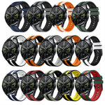Dây đồng hồ silicone thể thao hai màu 20mm, Dành cho Samsung Galaxy Watch 4 Classic 42mm, Dành cho Samsung Galaxy Watch Active 2 44mm, Dành cho Samsung Galaxy Watch Active 2 40mm