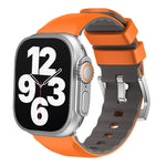 Dây đồng hồ silicone hai màu, Dành cho Apple Watch Series 4 44mm, Dành cho Apple Watch Series 4 40mm
