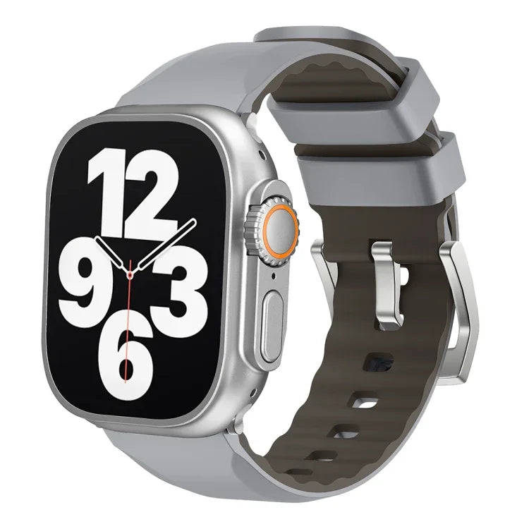 Dây đồng hồ silicone hai màu, Dành cho Apple Watch Series 4 44mm, Dành cho Apple Watch Series 4 40mm