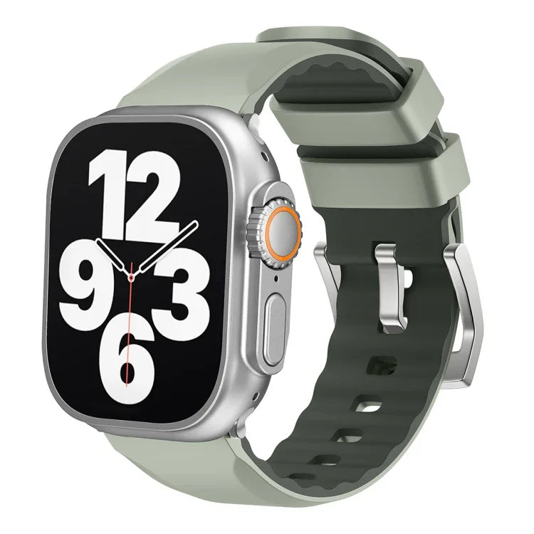 Dây đồng hồ silicone hai màu, Dành cho Apple Watch Series 4 44mm, Dành cho Apple Watch Series 4 40mm