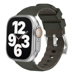 Dây đồng hồ silicone hai màu, Dành cho Apple Watch Series 4 44mm, Dành cho Apple Watch Series 4 40mm