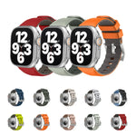 Dây đồng hồ silicone hai màu, Dành cho Apple Watch Series 4 44mm, Dành cho Apple Watch Series 4 40mm