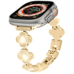 Dây đồng hồ kim loại tháo nhanh cỏ bốn lá, dành cho Apple Watch SE 2023 44mm, dành cho Apple Watch SE 2023 40mm, dành cho Apple Watch Ultra 2 49mm, dành cho Apple Watch Series 9 45mm, dành cho Apple Watch Series 9 41mm, dành cho Apple Watch Ultra 49mm