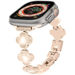 Dây đồng hồ kim loại tháo nhanh cỏ bốn lá, dành cho Apple Watch SE 2023 44mm, dành cho Apple Watch SE 2023 40mm, dành cho Apple Watch Ultra 2 49mm, dành cho Apple Watch Series 9 45mm, dành cho Apple Watch Series 9 41mm, dành cho Apple Watch Ultra 49mm