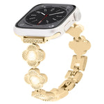 Dây đồng hồ kim loại tháo nhanh cỏ bốn lá, dành cho Apple Watch SE 2023 44mm, dành cho Apple Watch SE 2023 40mm, dành cho Apple Watch Ultra 2 49mm, dành cho Apple Watch Series 9 45mm, dành cho Apple Watch Series 9 41mm, dành cho Apple Watch Ultra 49mm