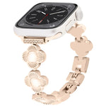 Dây đồng hồ kim loại tháo nhanh cỏ bốn lá, dành cho Apple Watch SE 2023 44mm, dành cho Apple Watch SE 2023 40mm, dành cho Apple Watch Ultra 2 49mm, dành cho Apple Watch Series 9 45mm, dành cho Apple Watch Series 9 41mm, dành cho Apple Watch Ultra 49mm
