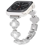 Dây đồng hồ kim loại tháo nhanh cỏ bốn lá, dành cho Apple Watch SE 2023 44mm, dành cho Apple Watch SE 2023 40mm, dành cho Apple Watch Ultra 2 49mm, dành cho Apple Watch Series 9 45mm, dành cho Apple Watch Series 9 41mm, dành cho Apple Watch Ultra 49mm