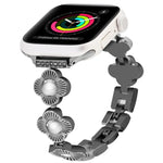 Dây đồng hồ kim loại tháo nhanh hình cỏ bốn lá, Dành cho Apple Watch Series 3 38mm, Dành cho Apple Watch Series 3 42mm