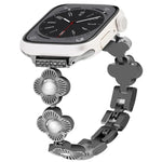 Dây đồng hồ kim loại tháo nhanh cỏ bốn lá, dành cho Apple Watch SE 2023 44mm, dành cho Apple Watch SE 2023 40mm, dành cho Apple Watch Ultra 2 49mm, dành cho Apple Watch Series 9 45mm, dành cho Apple Watch Series 9 41mm, dành cho Apple Watch Ultra 49mm