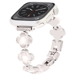 Dây đồng hồ kim loại tháo nhanh cỏ bốn lá, dành cho Apple Watch SE 2023 44mm, dành cho Apple Watch SE 2023 40mm, dành cho Apple Watch Ultra 2 49mm, dành cho Apple Watch Series 9 45mm, dành cho Apple Watch Series 9 41mm, dành cho Apple Watch Ultra 49mm