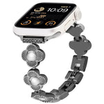 Dây đồng hồ kim loại tháo nhanh cỏ bốn lá, dành cho Apple Watch SE 2023 44mm, dành cho Apple Watch SE 2023 40mm, dành cho Apple Watch Ultra 2 49mm, dành cho Apple Watch Series 9 45mm, dành cho Apple Watch Series 9 41mm, dành cho Apple Watch Ultra 49mm
