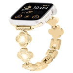 Dây đồng hồ kim loại tháo nhanh cỏ bốn lá, dành cho Apple Watch SE 2023 44mm, dành cho Apple Watch SE 2023 40mm, dành cho Apple Watch Ultra 2 49mm, dành cho Apple Watch Series 9 45mm, dành cho Apple Watch Series 9 41mm, dành cho Apple Watch Ultra 49mm
