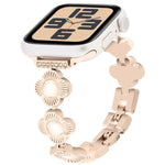 Dây đồng hồ kim loại tháo nhanh cỏ bốn lá, dành cho Apple Watch SE 2023 44mm, dành cho Apple Watch SE 2023 40mm, dành cho Apple Watch Ultra 2 49mm, dành cho Apple Watch Series 9 45mm, dành cho Apple Watch Series 9 41mm, dành cho Apple Watch Ultra 49mm