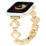 Dây đồng hồ kim loại tháo nhanh hình cỏ bốn lá, Dành cho Apple Watch Series 3 38mm, Dành cho Apple Watch Series 3 42mm