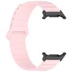 For Samsung Galaxy Watch Ultra 47mm Spot Pattern Two Color Magnetic Silicone Watch Band