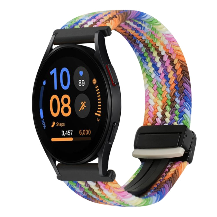 Dây đồng hồ bện khóa nam châm 20mm, dành cho Samsung Galaxy Watch FE 40mm, dành cho Samsung Galaxy Watch 6 Classic