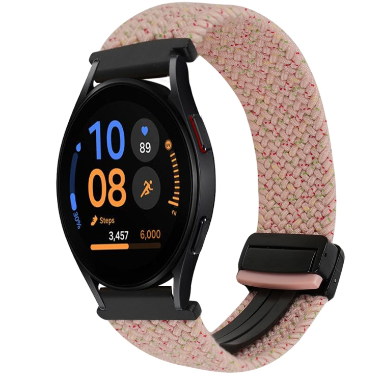 Dây đồng hồ bện khóa nam châm 20mm, dành cho Samsung Galaxy Watch FE 40mm, dành cho Samsung Galaxy Watch 6 Classic
