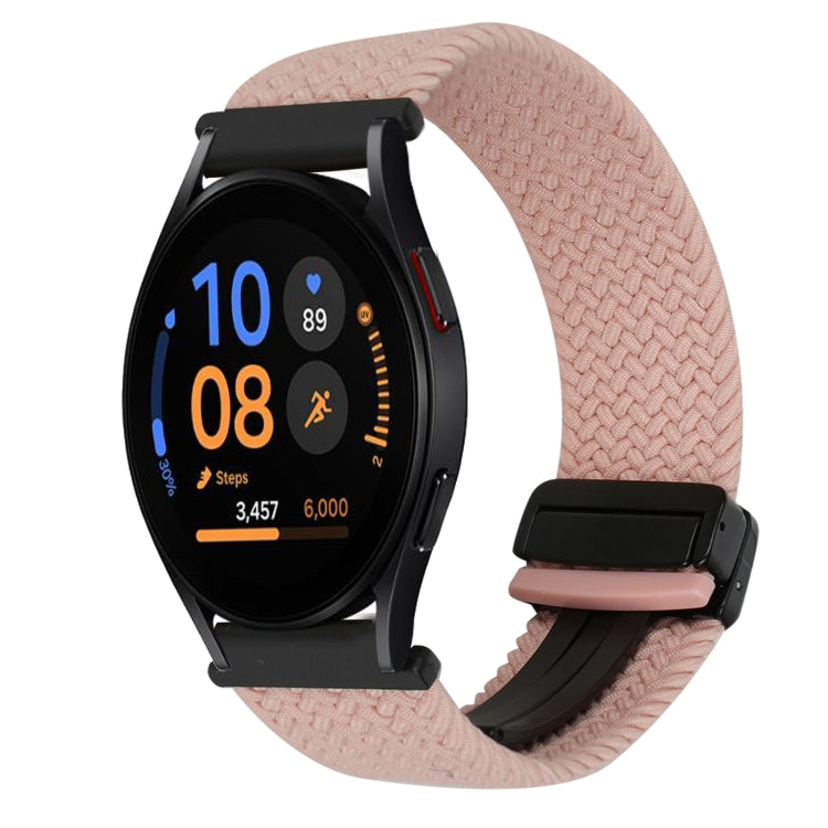 Dây đồng hồ bện khóa nam châm 20mm, dành cho Samsung Galaxy Watch FE 40mm, dành cho Samsung Galaxy Watch 6 Classic