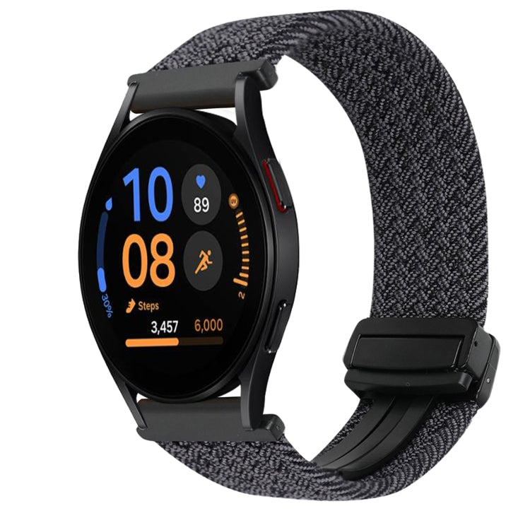 Dây đồng hồ bện khóa nam châm 20mm, dành cho Samsung Galaxy Watch FE 40mm, dành cho Samsung Galaxy Watch 6 Classic