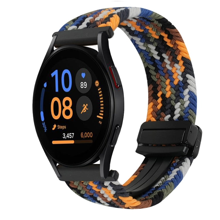 Dây đồng hồ bện khóa nam châm 20mm, dành cho Samsung Galaxy Watch FE 40mm, dành cho Samsung Galaxy Watch 6 Classic