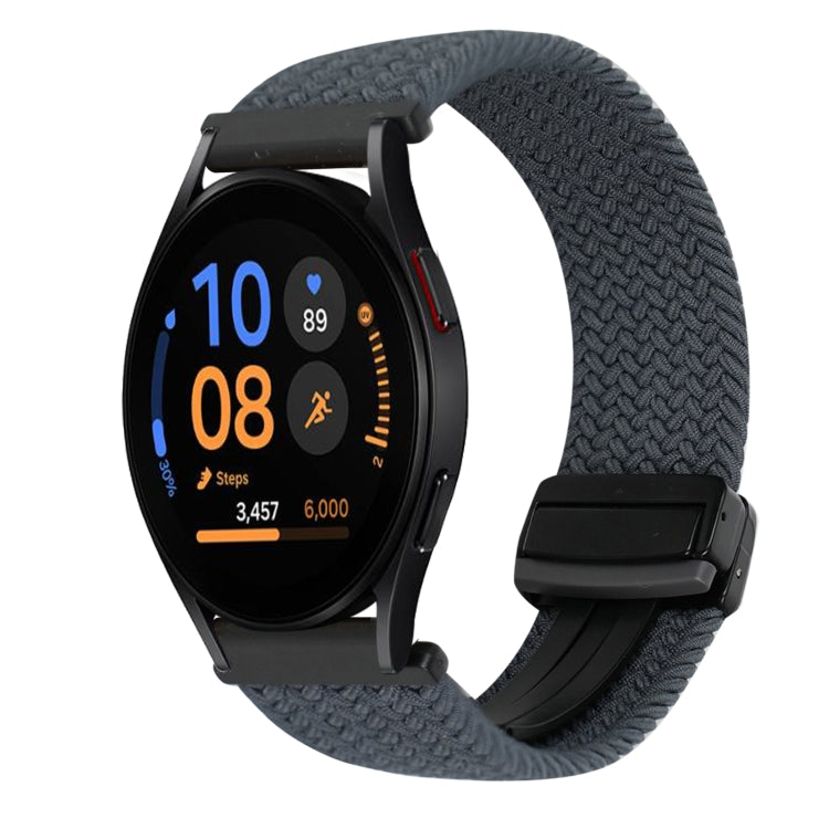 Dây đồng hồ bện khóa nam châm 20mm, dành cho Samsung Galaxy Watch FE 40mm, dành cho Samsung Galaxy Watch 6 Classic
