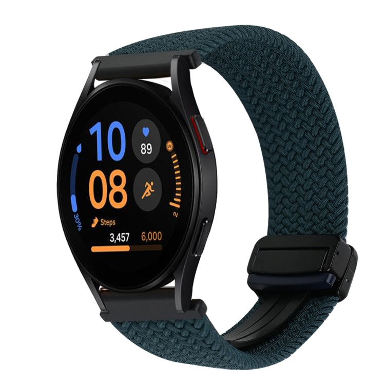 Dây đồng hồ bện khóa nam châm 20mm, dành cho Samsung Galaxy Watch FE 40mm, dành cho Samsung Galaxy Watch 6 Classic